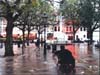 Square in Rain, London, England
