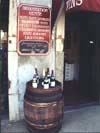 Wine Bottles, Barrel, Sign, Burgundy, France