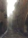 Street in Fog, Provence, France