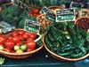 Tomatoes & Peppers in Basket, France