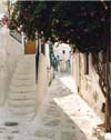 Street, Stairway, Mykonos, Greece