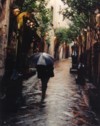 Lady with Umbrella #2, Orvieto, Italy