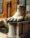 Constantine's Foot, Rome, Italy