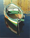 Green Boat, Sicily, Italy