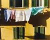 Laundry, Green Shutters, Tuscany, Italy