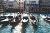Six Gondolas in Sunlight, Venice, Italy